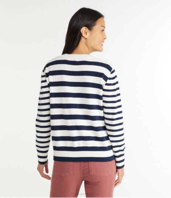 LLBean Cotton/Cashmere Sweater Women J46J711 Clothing Classic Navy