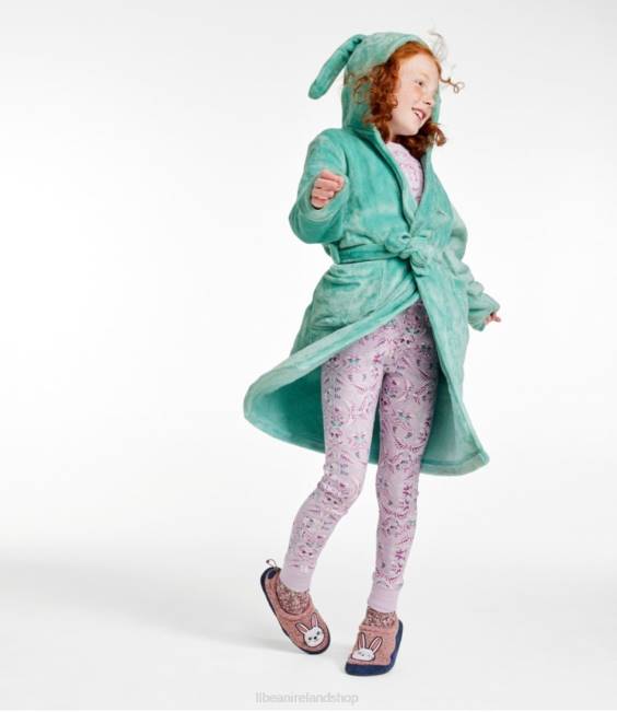 LLBean Cozy Animal Robe Kids J46J542 Clothing Bright Blue