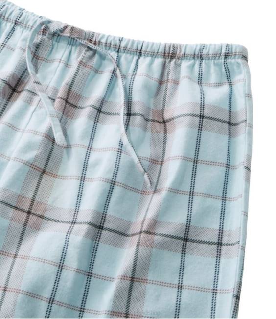 LLBean Cozy PJ Set Women J46J81 Clothing Surf Blue plaid