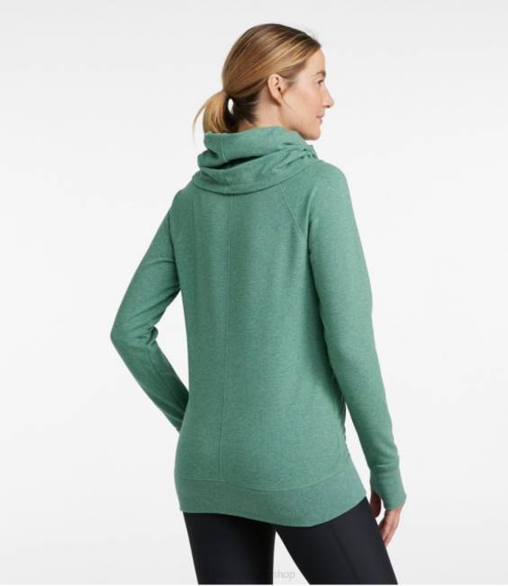 LLBean Cozy Pullover Women J46J4626 Clothing Smoky Mauve Heather