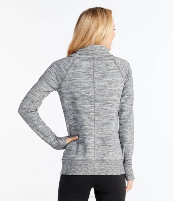 LLBean Cozy Pullover Women J46J582 Clothing Light Gray Marl