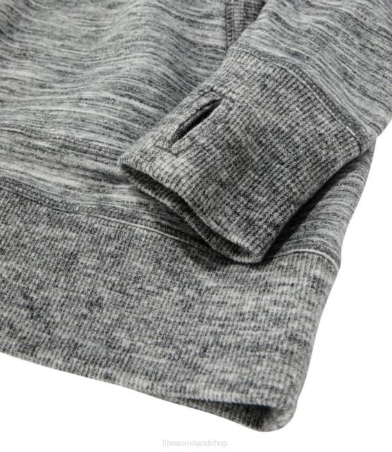 LLBean Cozy Pullover Women J46J582 Clothing Light Gray Marl