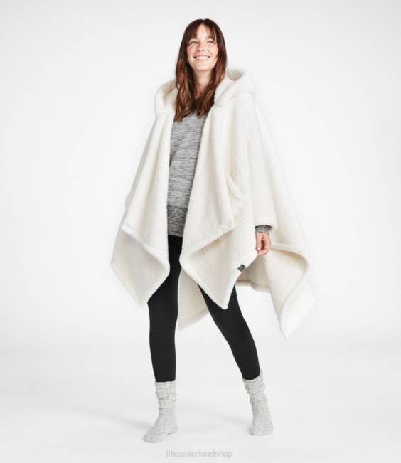 LLBean Cozy Sherpa Wearable Throw Unisex J46J4320 Bedding Heritage Tan