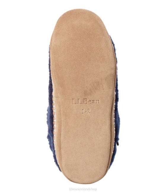 LLBean Cozy Slipper Booties Kids J46J3808 Footwear Natural