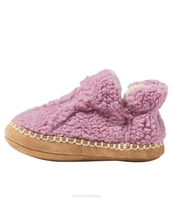 LLBean Cozy Slipper Booties Kids J46J5210 Footwear Mauve Berry