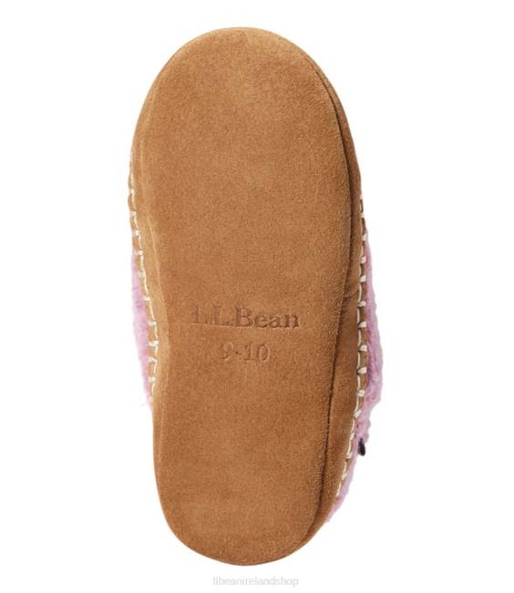 LLBean Cozy Slipper Booties Kids J46J5210 Footwear Mauve Berry