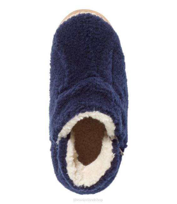 LLBean Cozy Slipper Booties Kids J46J5211 Footwear Bright Navy