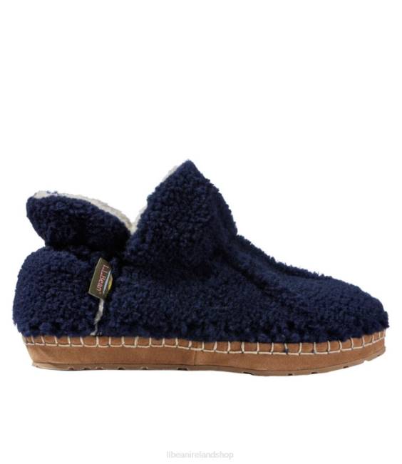 LLBean Cozy Slipper Booties Women J46J3745 Footwear Bright Navy