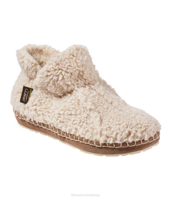LLBean Cozy Slipper Booties Women J46J5177 Footwear Natural