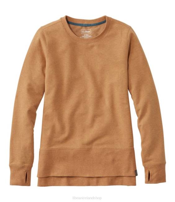 LLBean Cozy Sweatshirt Women J46J38 Clothing Toffee Heather