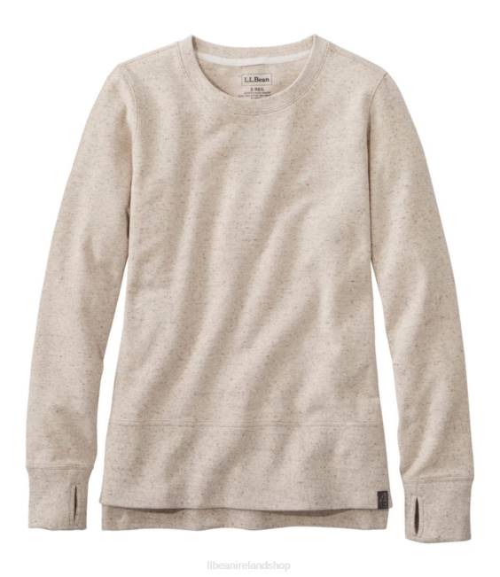 LLBean Cozy Sweatshirt Women J46J5675 Clothing Gray Birch Heather