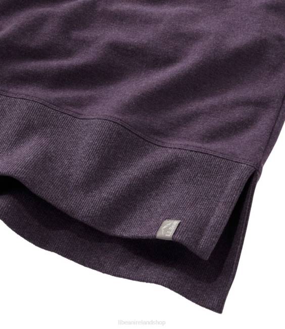 LLBean Cozy Sweatshirt Women J46J7168 Clothing Marine Blue Heather