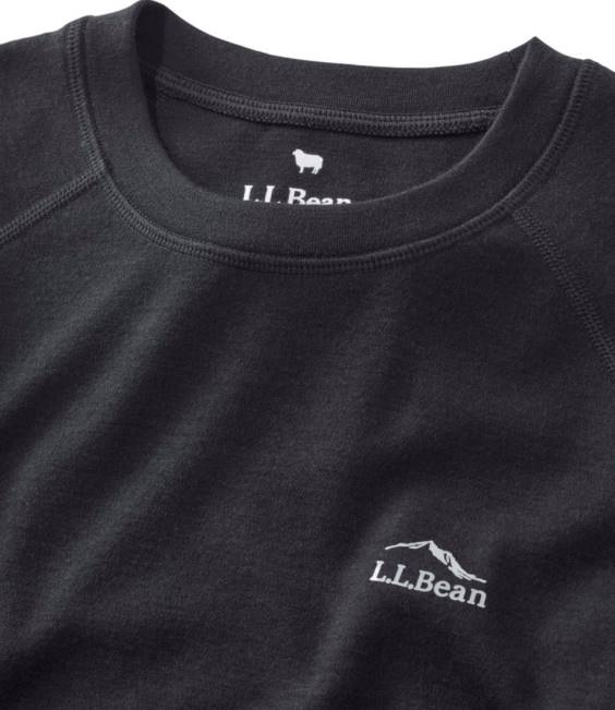 LLBean Cresta Midweight 250 Crew Top Women J46J6646 Clothing Papaya