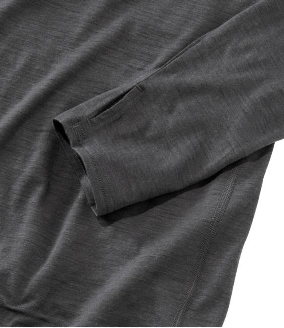 LLBean Cresta Ultralight 150 Crew Top Men J46J3526 Clothing Alloy Gray