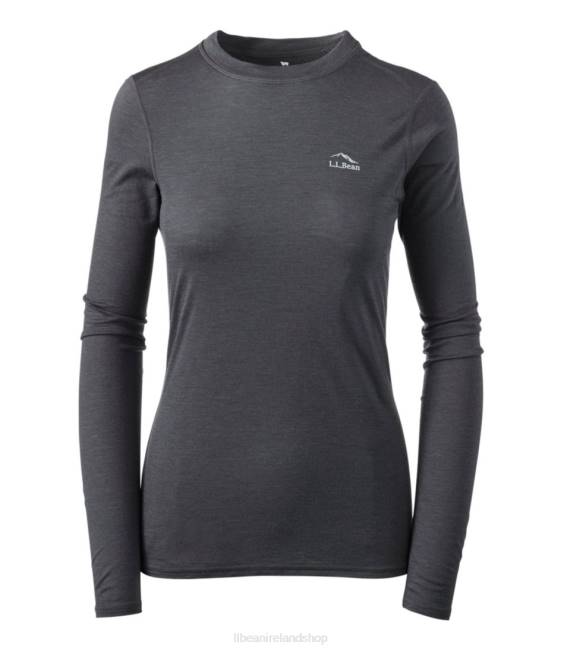 LLBean Cresta Ultralight 150 Crew Top Women J46J4971 Clothing Alloy Gray