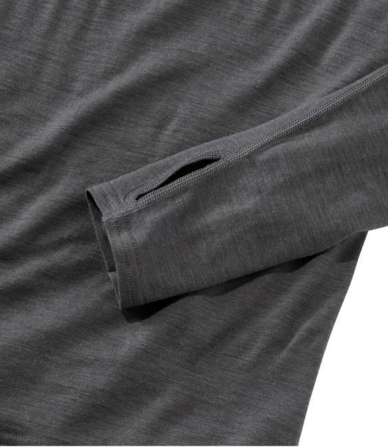 LLBean Cresta Ultralight 150 Crew Top Women J46J4971 Clothing Alloy Gray