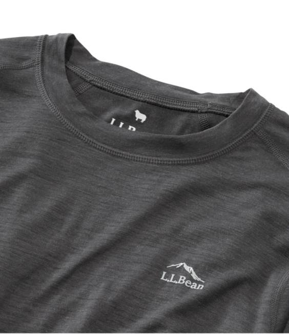 LLBean Cresta Ultralight 150 Crew Top Women J46J566 Clothing Faded Periwinkle