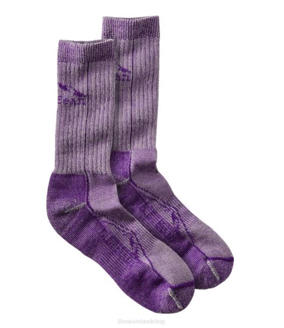LLBean Cresta Wool Lightweight Hiking Socks Men J46J5195 Accessories Lilac