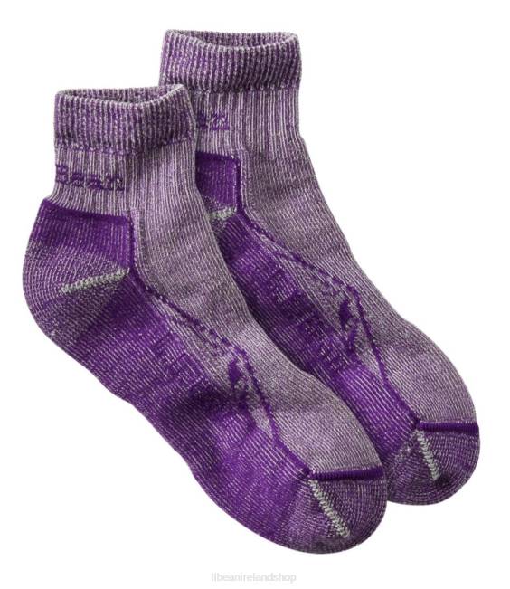 LLBean Cresta Wool Midweight Hiking Socks Men J46J3327 Accessories Lilac