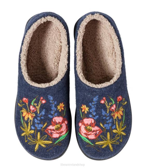 LLBean Daybreak Scuffs Women J46J3708 Footwear Night/Jess Franks Floral