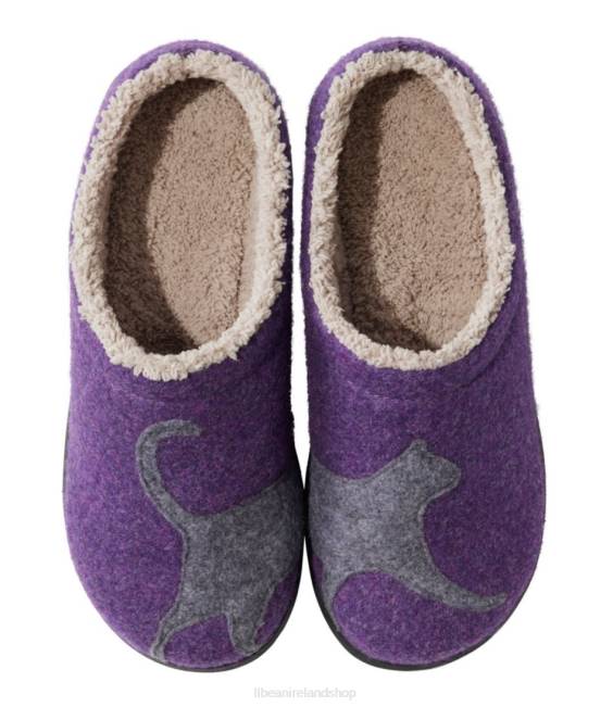 LLBean Daybreak Scuffs Women J46J6693 Footwear Deep Purple/Cat