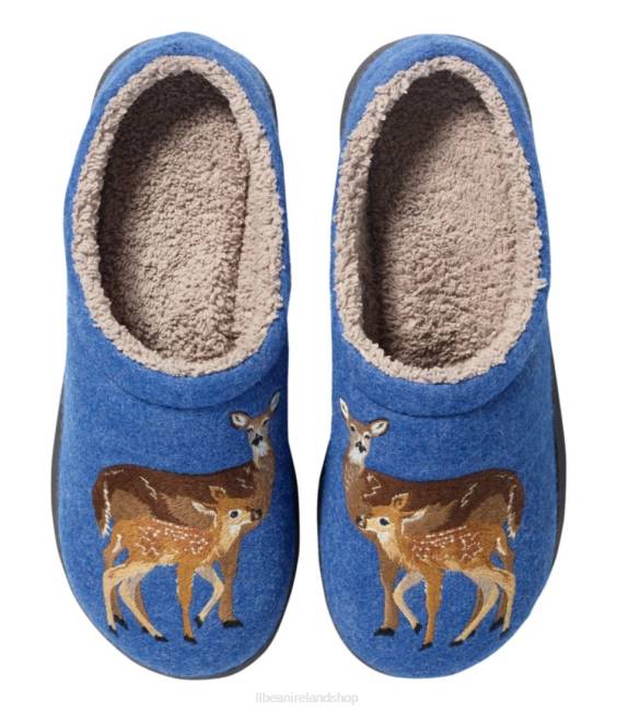 LLBean Daybreak Scuffs Women J46J957 Footwear Light Cobalt/Doe