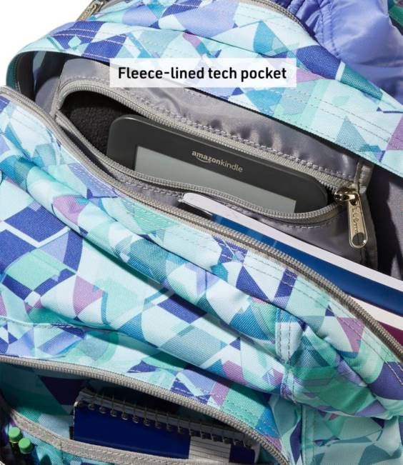 LLBean Deluxe Book Pack Print Unisex J46J2349 Accessories Guide Gold Crag