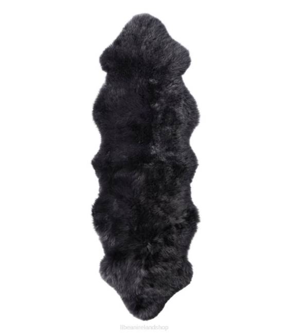 LLBean Double Sheepskin Rug Unisex J46J2813 Home Goods Steel Gray