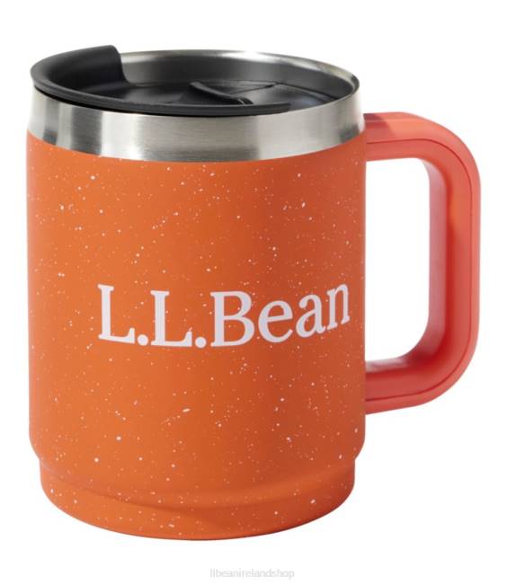 LLBean Double-Wall Enamel Camp Mug Unisex J46J1680 Outdoor Accessories Peak Orange