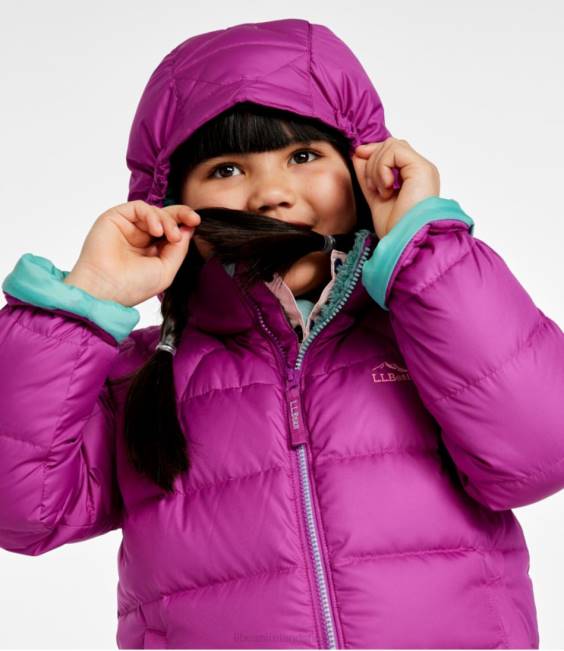 LLBean Down Jacket Kids J46J6080 Outerwear Cobalt Sea
