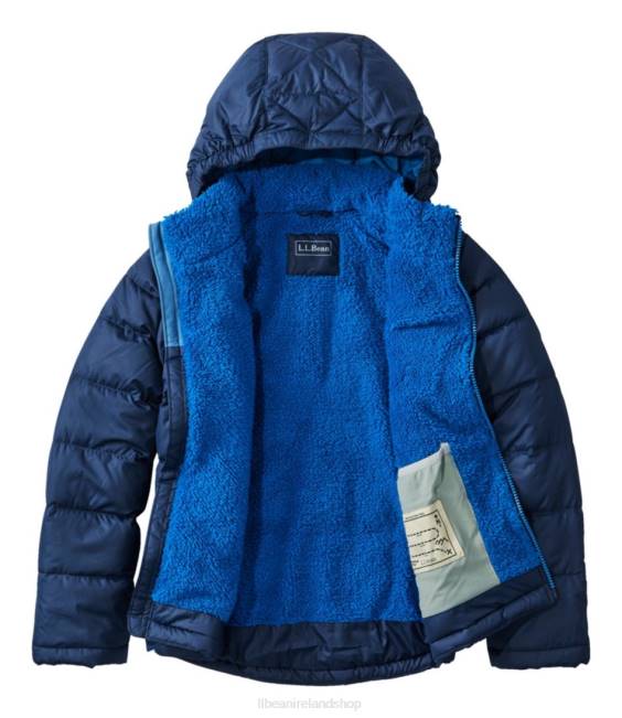 LLBean Down Jacket Kids J46J6080 Outerwear Cobalt Sea