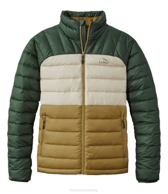 LLBean Down Jacket Men J46J5133 Outerwear Fatigue Green/Deep Balsam