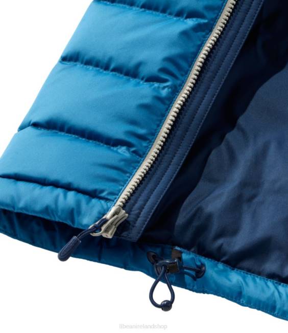 LLBean Down Jacket Men J46J922 Outerwear Burgundy/Nautical Navy