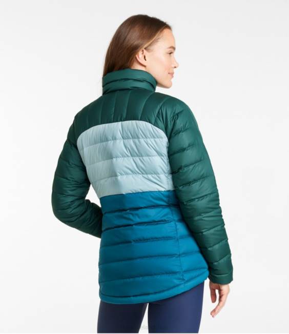LLBean Down Jacket Women J46J5125 Outerwear Nautical Navy/Sugarplum
