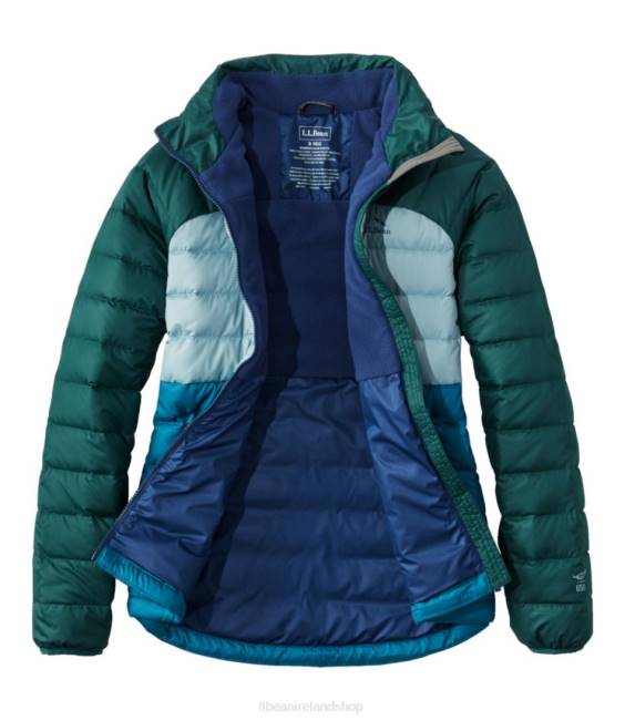 LLBean Down Jacket Women J46J5125 Outerwear Nautical Navy/Sugarplum