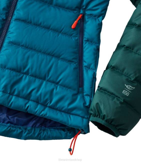 LLBean Down Jacket Women J46J896 Outerwear Black/Taupe Brown