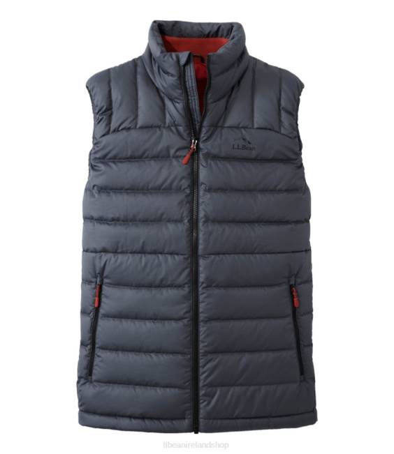 LLBean Down Vest Men J46J4946 Outerwear Gunmetal Gray