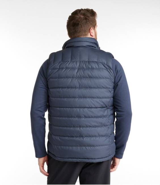 LLBean Down Vest Men J46J4946 Outerwear Gunmetal Gray