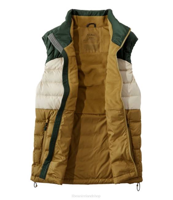 LLBean Down Vest Men J46J639 Outerwear Fatigue Green/Deep Balsam