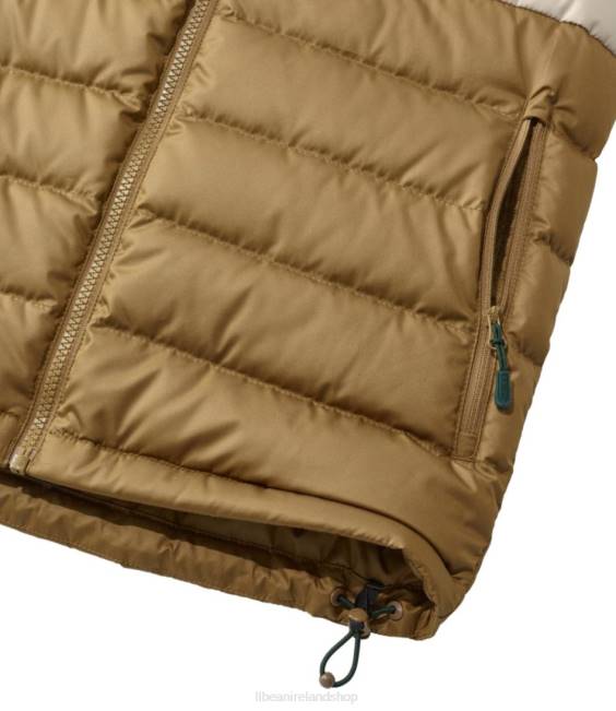 LLBean Down Vest Men J46J639 Outerwear Fatigue Green/Deep Balsam