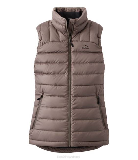 LLBean Down Vest Women J46J5109 Outerwear Taupe Brown