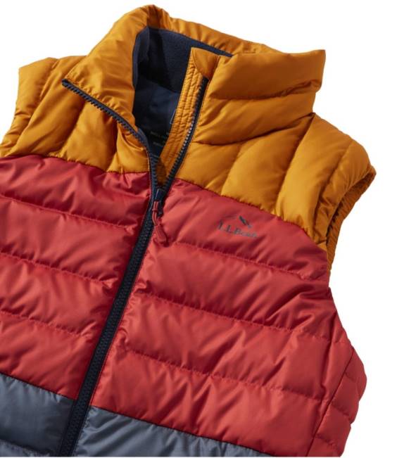 LLBean Down Vest Women J46J918 Outerwear Nautical Navy/Bright Bronze