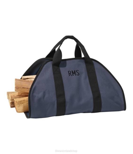 LLBean Dura-Tough Sling Log Carrier Unisex J46J5627 Home Decor Gunmetal Gray