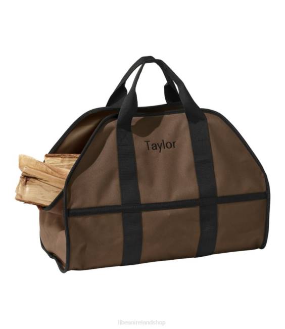 LLBean Dura-Tough Standing Log Carrier Unisex J46J2674 Home Decor Bark