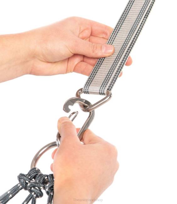 LLBean ENO Apollo Hammock Straps Unisex J46J1605 Camping Furniture Gray/Charcoal