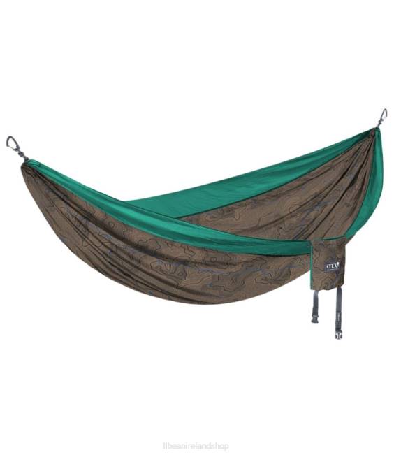 LLBean ENO DoubleNest Hammock Giveback Unisex J46J1724 Camping Furniture TOPO ATC/Emerald