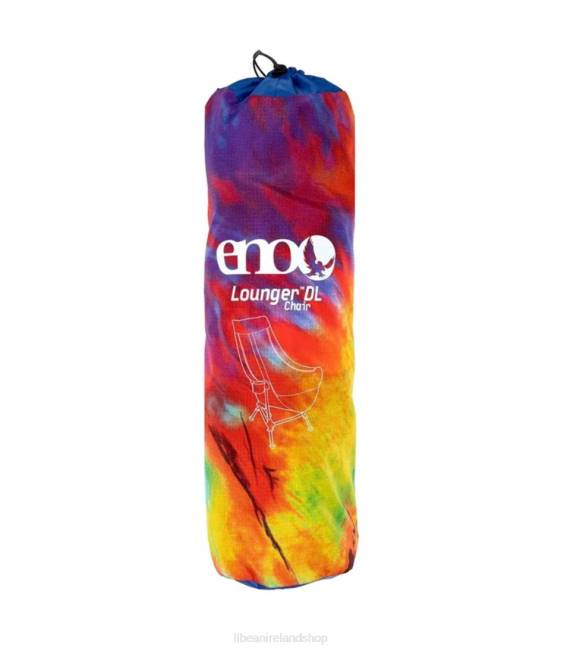 LLBean ENO Lounger DL Chair Print Unisex J46J1649 Camping Furniture Tie Dye/Royal