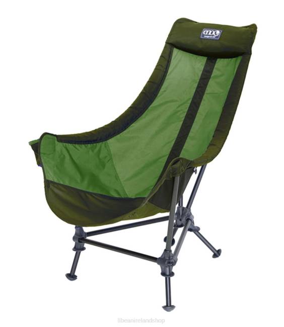 LLBean ENO Lounger DL Chair Unisex J46J1623 Camping Furniture Olive/Lime