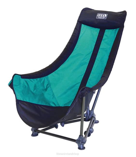 LLBean ENO Lounger DL Chair Unisex J46J4016 Camping Furniture Navy/Seafoam
