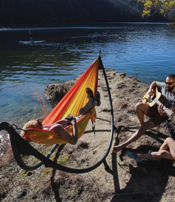 LLBean ENO SoloPod Hammock Stand Unisex J46J1470 Camping Furniture Charcoal